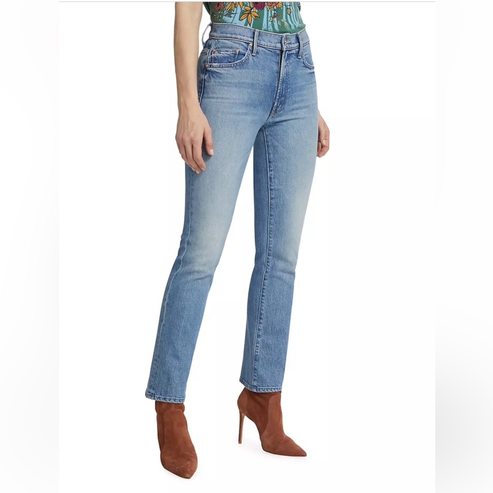 MOTHER THE INSIDER FLOOD MID RISE SKINNY JEANS size 33